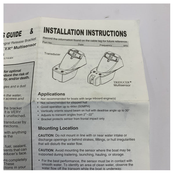 Simrad Airmar P66 TRIDUCER multisensor marin givare - begagnad 
