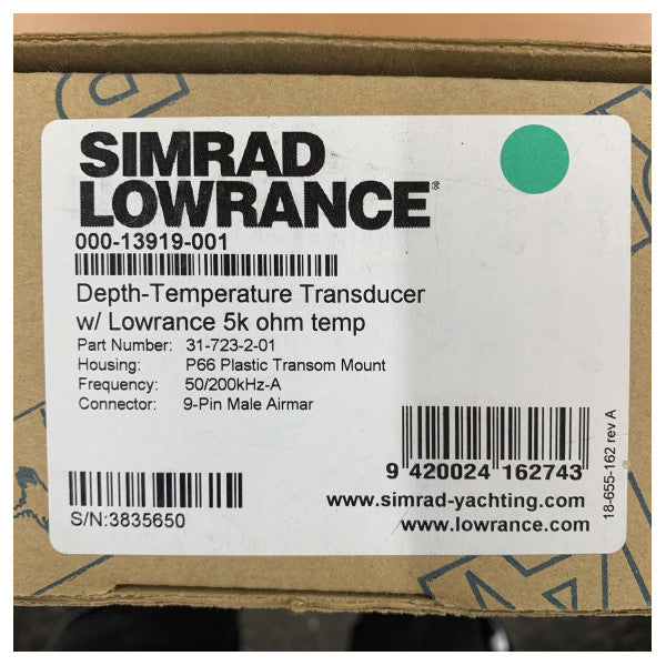 Simrad Airmar P66 TRIDUCER multisensor marin givare - begagnad 