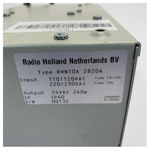 Radio Holland RHN10A-28204 Μονάδα Τροφοδοσίας Ναυτικής Ισχύος Βιομηχανικής Κατηγορίας - Μεταχειρισμένο 