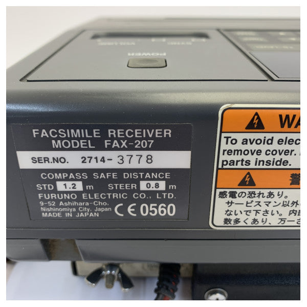 Furuno FAX-207 marin værfaks-mottaker - brukt 