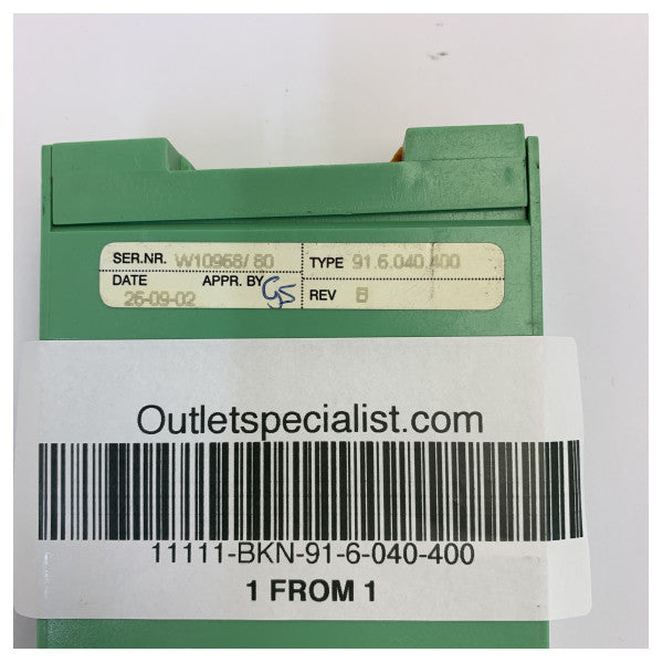 Convertitore di interfaccia isolatore Phoenix Contact 91-6-040-400 - Usato 