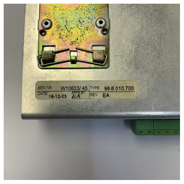 Praxis 98-6-010-700 sučelje modula za pomorsku elektroniku D-Sub konektor - korišteno 