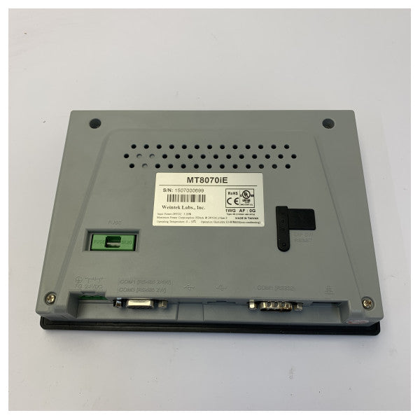 Weintek MT8070iE 7 tommers HMI industriell berøringspanel-display - Brukt 