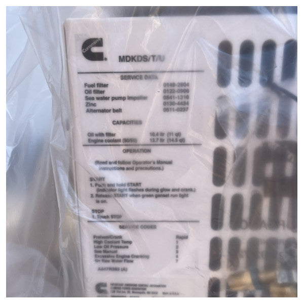 Cummins Onan 27 MDKDU 27 kVa 230V | 50HZ морски дизелов генератор