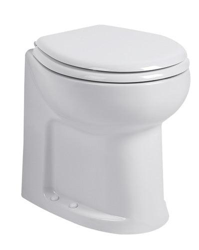 Planus Elite white short 24V electric marine toilet