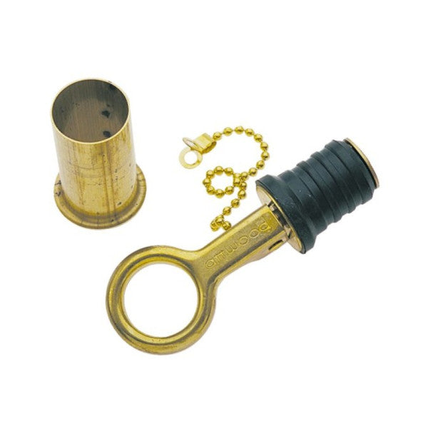 Talamex 25 mm bilge plug brass - 17.731.000