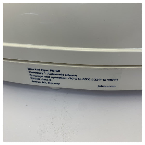Jotron 83310 Tron 60S EPIRB med frigöringsfäste för flottörfri marin säkerhetsutrustning 