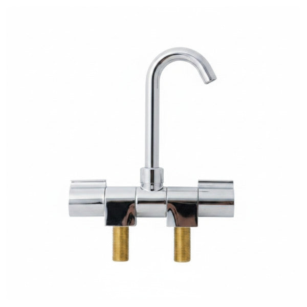 Trem Short Marine Mikser Musluk, 18 mm Büyük Musluk Ucu ile - Yacht Hardware N0103110 