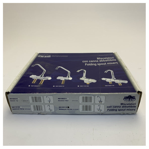 Trem Short Marine Mikser Musluk, 18 mm Büyük Musluk Ucu ile - Yacht Hardware N0103110 