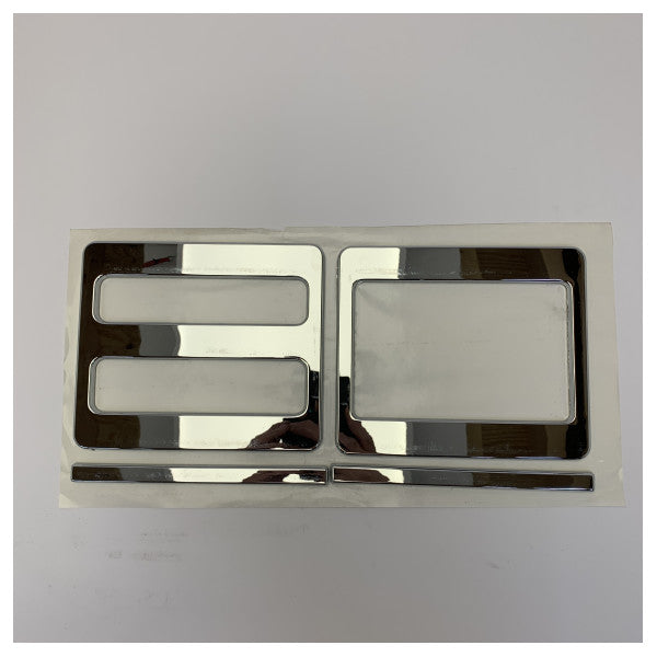 Emblemat logo jachtu Azimut AZ80 - chromowana plakietka morska z ABS - nowa 