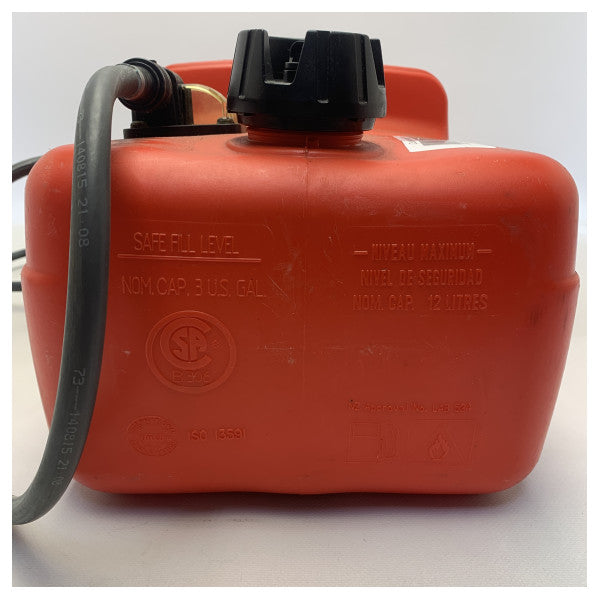 Used Honda 12L gasoline fuel tank with level sensor red - 17500ZV4G02