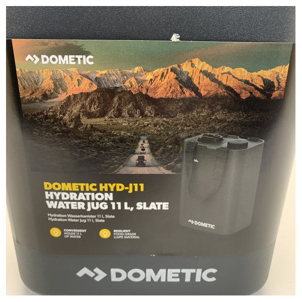 Dometic GO Hydration Recipiente de Água 11L Depósito de Água Portátil Ardósia/Preto 