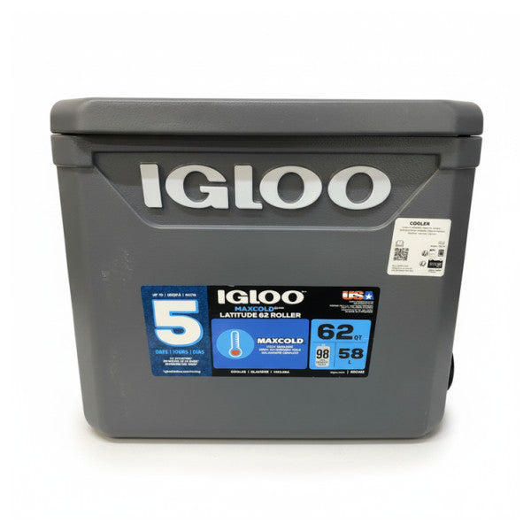 Igloo Maxcold Latitude 62 Roller Cooler 58L mobilna morska lodówka turystyczna na kółkach 
