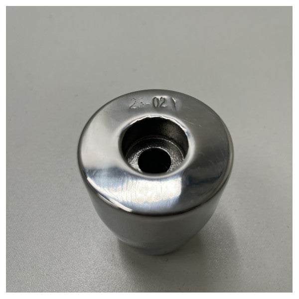 6x Beneteau porta asta scettro in acciaio inox 25 mm - 163025