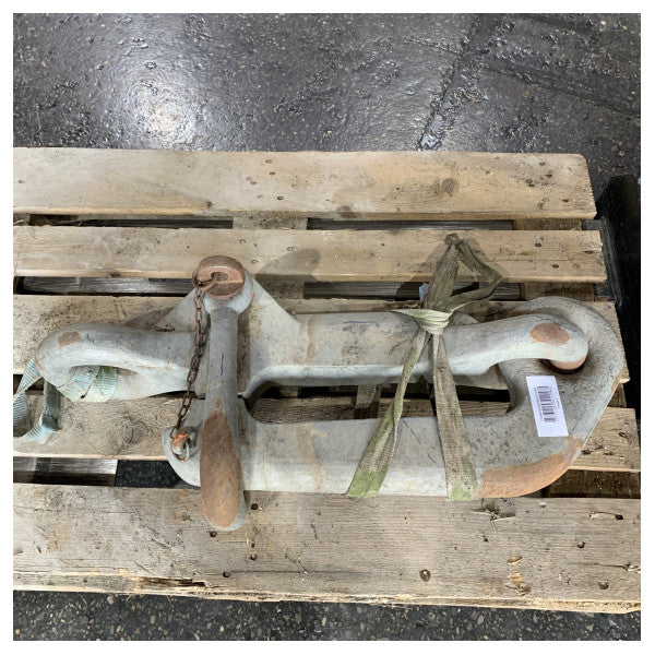 Sanguineti 125 KG High Hold Stockless Yacht Anchor Galvanized Steel