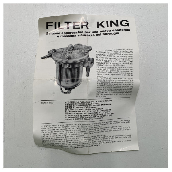 Σύστημα φίλτρου καυσίμου Filter King - 1765700