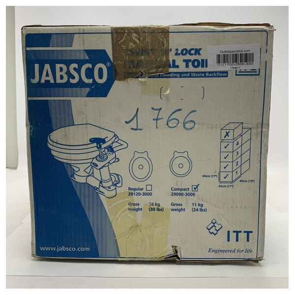 Jabsco 29090-3000 twist e blocco pompa manuale toilette marina.