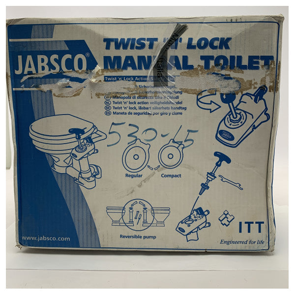 Jabsco 29090-3000 twist e blocco pompa manuale toilette marina.