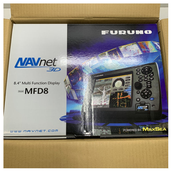 Furuno MFD8 Traçador de cartas radar NavNet 3D de 8 polegadas - MFD8-E