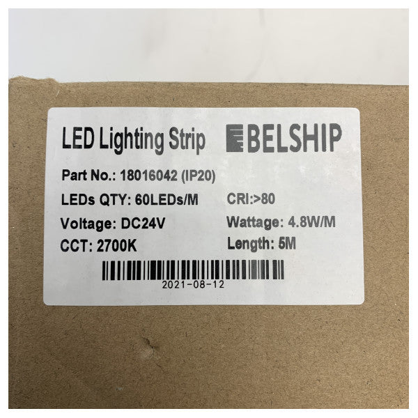 Belship LED lighting strip 24V | 2700K | 60LEDs/m - 18016042