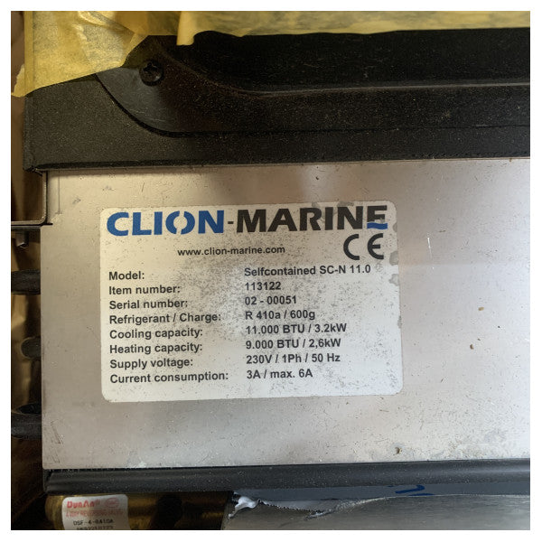 Clion Marine SC-N 11.0 Selbstständige Klimaanlage 11.000 BTU 230V 