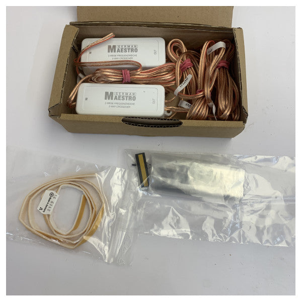 Altifalantes de áudio marítimo waterproof German Maestro MRC10008D de 10 polegadas (25 cm) 