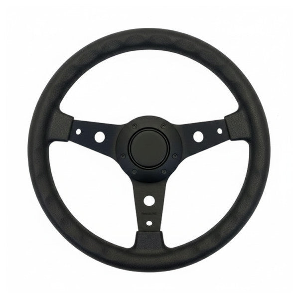 3-Speichen-Bootslenkrad Schwarz D330mm S330 