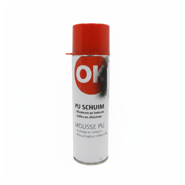 OK PU-Schuim Polyurethane Insulation Foam - 500ml Sealant