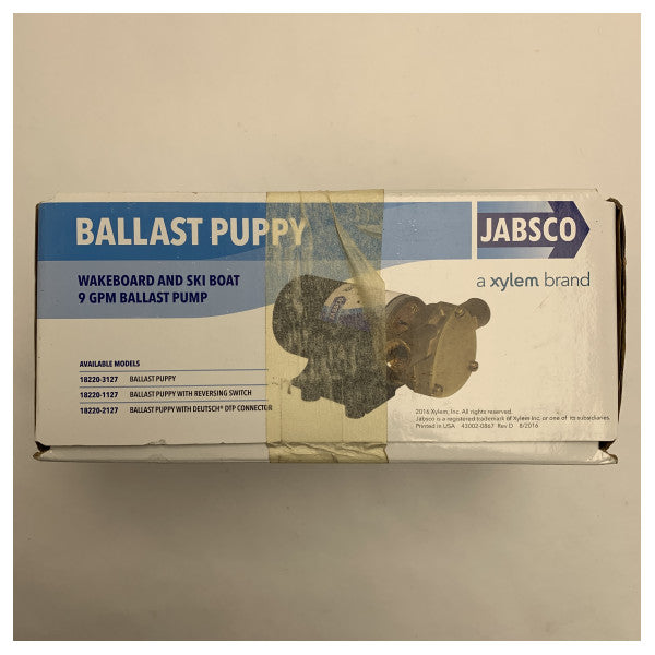 Jabsco 18220-112 12V морска баластна помпа за уейкборд и ски лодки
