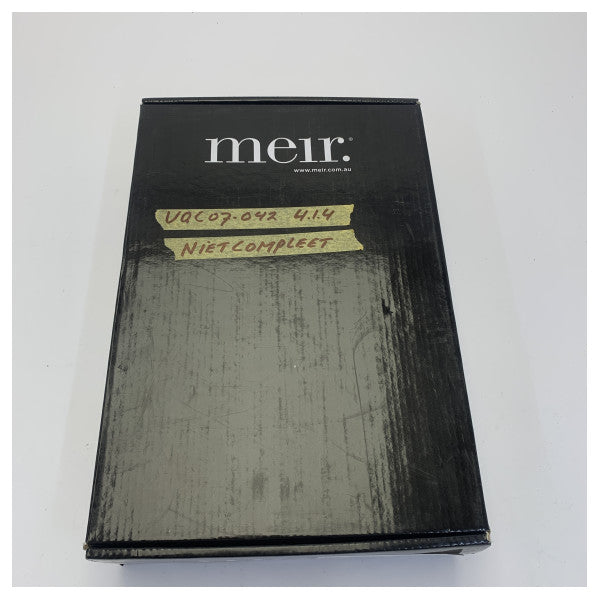 Meir MW02 خلاط دش مزدوج مربع من النحاس والبرونز - مجموعة غير مكتملة 
