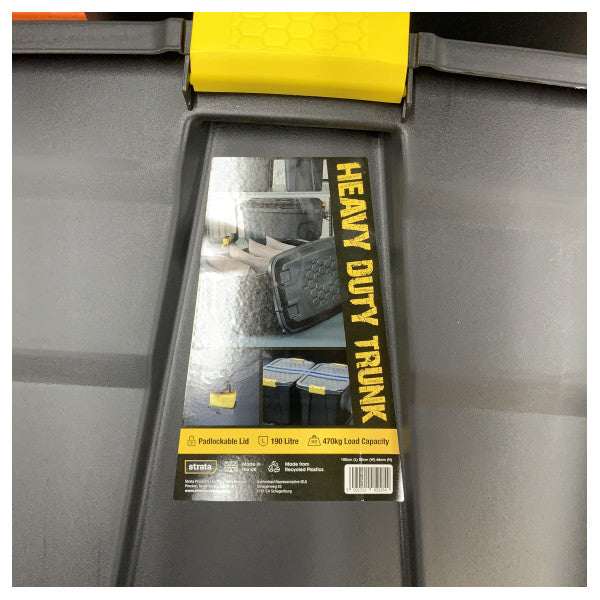 Strata Heavy Duty spremnik za pohranu s sigurnim kopčama - izdržljiv pomorski univerzalni kovčeg 
