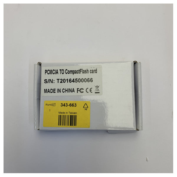 Адаптер PCMCIA към CompactFlash CF карта 343-663 - Данни за морска навигация 