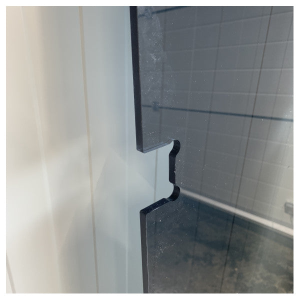 Vanquish Yachts VQ58 Custom Glass Shower Door Panel - VQ58