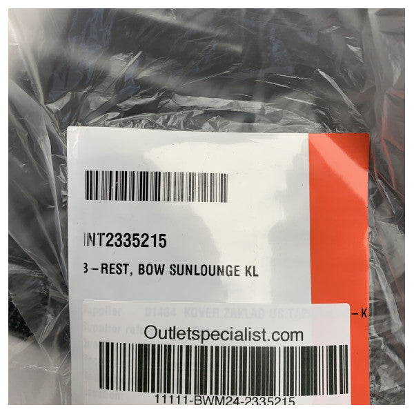 Uttern T59 слънчев шезлонг задната възглавница антрацит - 2335215 