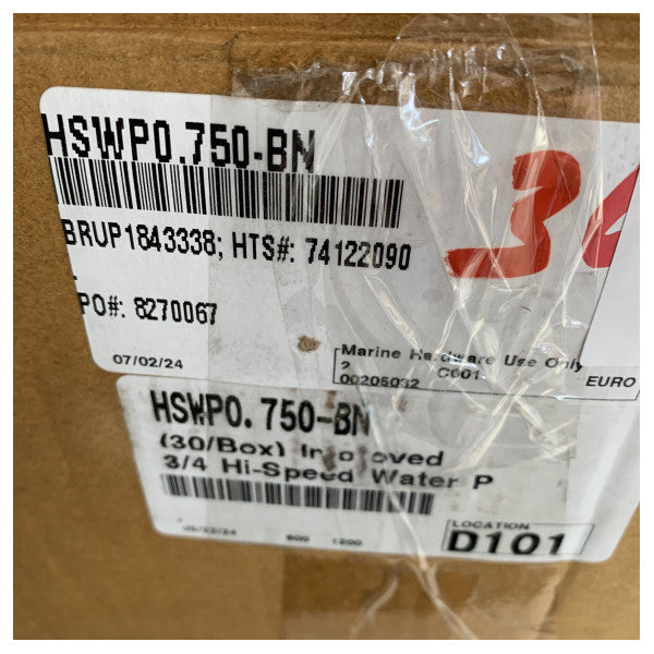 Watski Chrome Brass Adjustable Reading Light 12/24V - 60613 