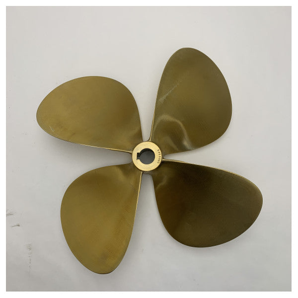 Maucour Marine Bronze Propeller 40mm 4-Blade 18 x 18.5 Inch RH - HJH180185RH04
