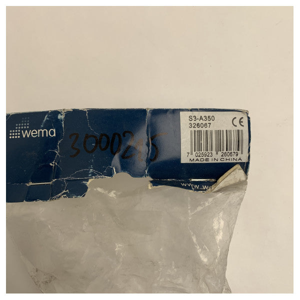 Capteur de niveau de carburant marin Wema S3-A350 350 mm en acier inoxydable 12V jauge marine durable 