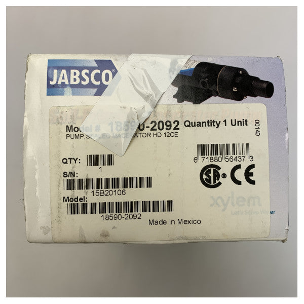 Jabsco maceratorpumpe | sortvandspumpe 12V - 18590-2092