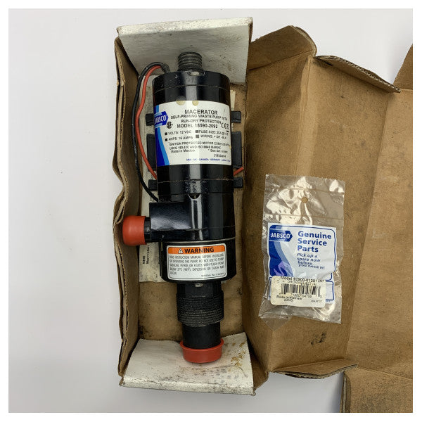 Jabsco 18590-2092 is a 12V pump for a black water toilet.