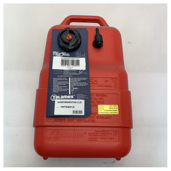 Talamex outboard engine fuel tank 12L RED - 18702012