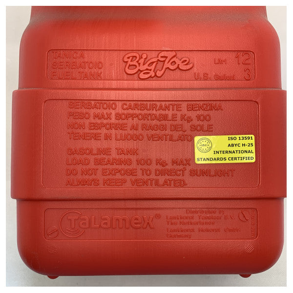 Talamex outboard engine fuel tank 12L RED - 18702012