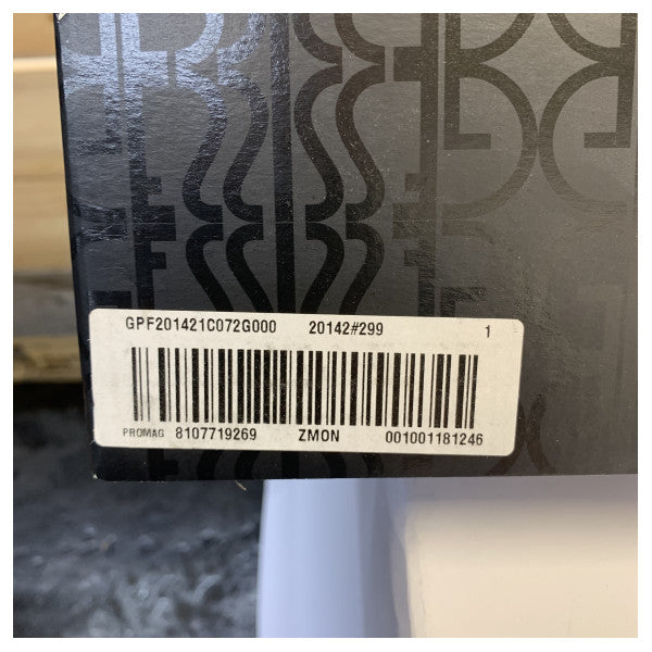 Gessi 20142-299 سكة دش قابلة للتعديل مع مخرج جداري - مكافئ يخت بدرجة بحرية 