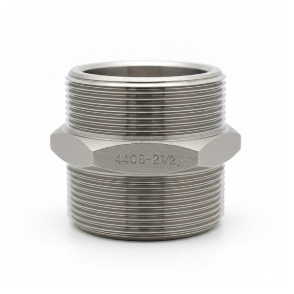 Marine Pipe Nipple PN16-R6038 - 2 1/2 Inch Heavy Duty Metal Pipe Fitting