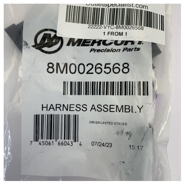 Mercury Marine 電気ハーネスアセンブリ 8M0026568 