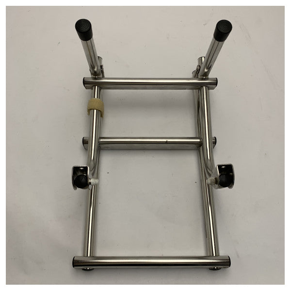 Échelle de bain marine en acier inoxydable durable Nautinox 2037 - Sûre, pliable et antidérapante pour bateaux 