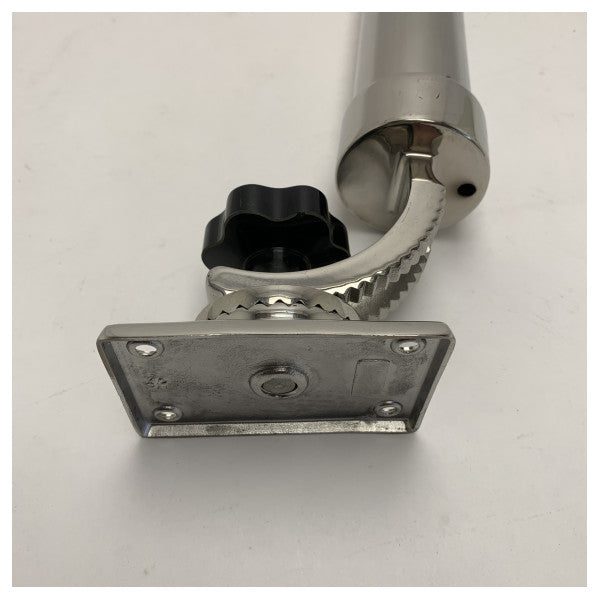 Supporto per asta regolabile in acciaio inox Nautinox per barche 2179/R 