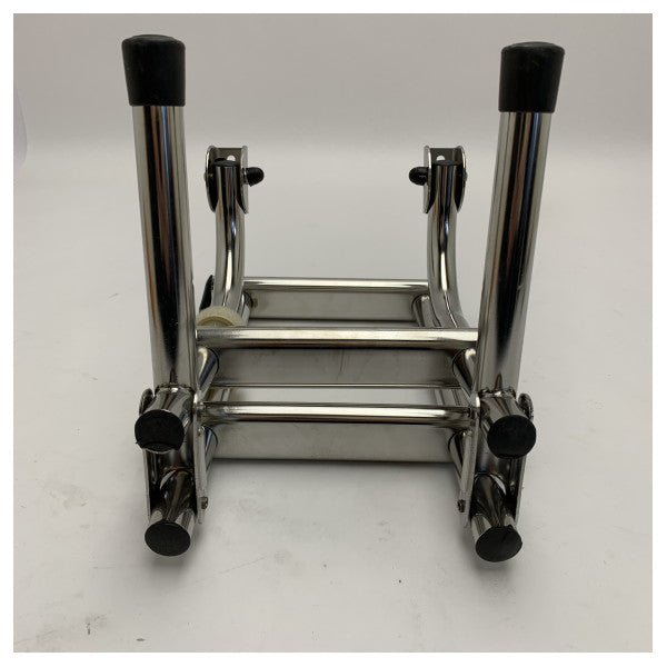 Scala di accesso marino Nautinox in acciaio inossidabile 3 gradini pieghevole - 2046-1 