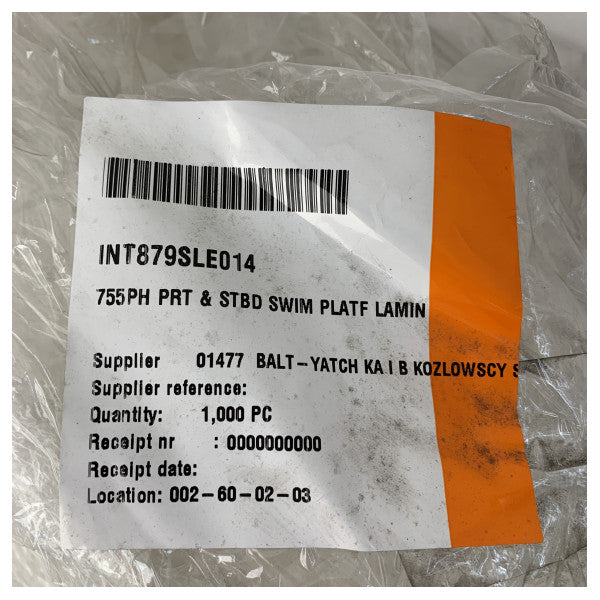 Quicksilver 755 Pilot House plateforme de baignade arrière en GRP formé d'origine - 879SLE014 