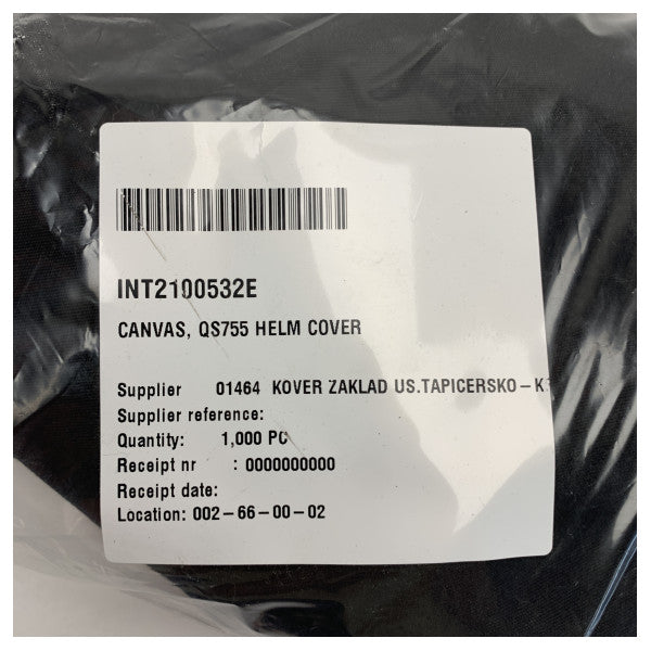 Capa da Estação de Comando Quicksilver Activ 755 Canvass Preta - 2100532E 