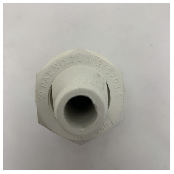 Nylon Thru-Hull Fitting with Trim Cover 3/4inch Barbed 1291PA-4